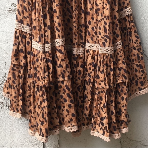 Super Rare Spell Saphari Maxi Sundress in Leopard size S - Picture 11 of 14